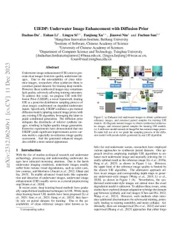 UIEDP:Underwater Image Enhancement with Diffusion Prior