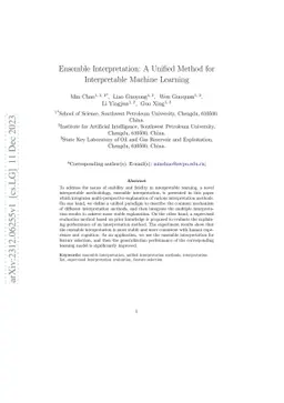 Ensemble Interpretation: A Unified Method for Interpretable Machine
  Learning