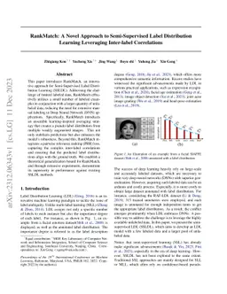 RankMatch: A Novel Approach to Semi-Supervised Label Distribution
  Learning Leveraging Inter-label Correlations