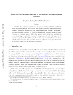 Prediction De-Correlated Inference: A safe approach for post-prediction
  inference