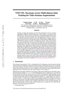 TMT-VIS: Taxonomy-aware Multi-dataset Joint Training for Video Instance
  Segmentation