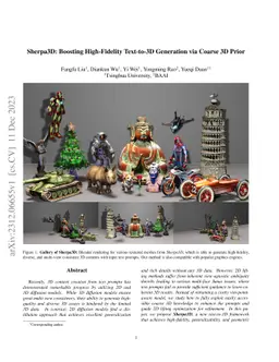 Sherpa3D: Boosting High-Fidelity Text-to-3D Generation via Coarse 3D
  Prior