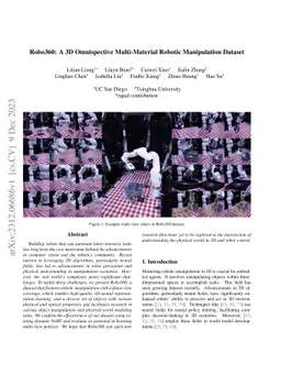 Robo360: A 3D Omnispective Multi-Material Robotic Manipulation Dataset