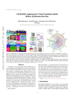 AM-RADIO: Agglomerative Vision Foundation Model -- Reduce All Domains
  Into One