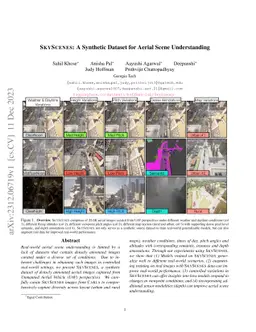 SkyScenes: A Synthetic Dataset for Aerial Scene Understanding