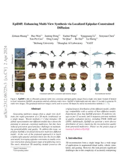 EpiDiff: Enhancing Multi-View Synthesis via Localized
  Epipolar-Constrained Diffusion