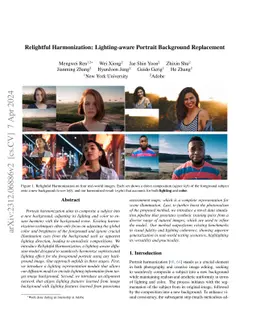 Relightful Harmonization: Lighting-aware Portrait Background Replacement