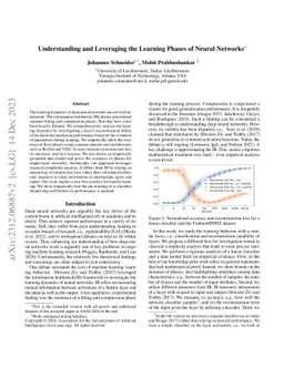 Understanding and Leveraging the Learning Phases of Neural Networks