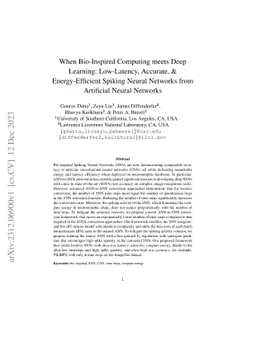 When Bio-Inspired Computing meets Deep Learning: Low-Latency, Accurate,
  & Energy-Efficient Spiking Neural Networks from Artificial Neural Networks