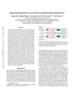 Improving Factual Error Correction by Learning to Inject Factual Errors