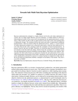 Towards Safe Multi-Task Bayesian Optimization