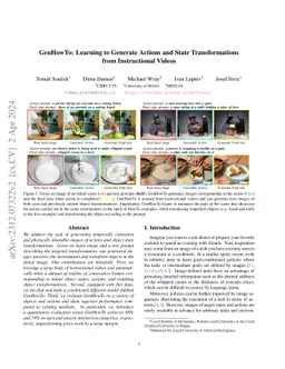 GenHowTo: Learning to Generate Actions and State Transformations from
  Instructional Videos