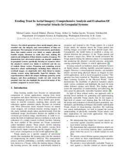 Eroding Trust In Aerial Imagery: Comprehensive Analysis and Evaluation
  Of Adversarial Attacks In Geospatial Systems