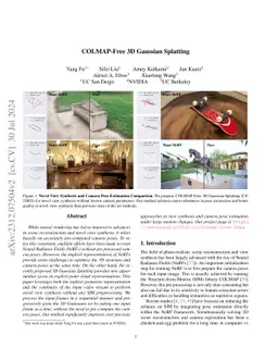 COLMAP-Free 3D Gaussian Splatting