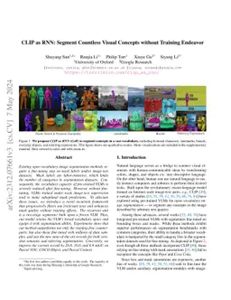 CLIP as RNN: Segment Countless Visual Concepts without Training Endeavor