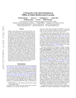 A Perspective of Q-value Estimation on Offline-to-Online Reinforcement
  Learning