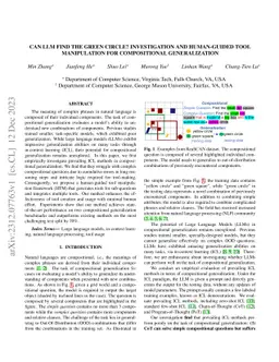Can LLM find the green circle? Investigation and Human-guided tool
  manipulation for compositional generalization