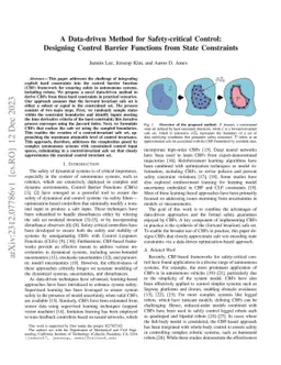 A Data-driven Method for Safety-critical Control: Designing Control
  Barrier Functions from State Constraints