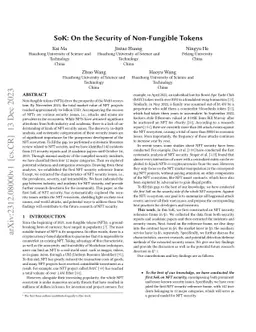 SoK: On the Security of Non-Fungible Tokens
