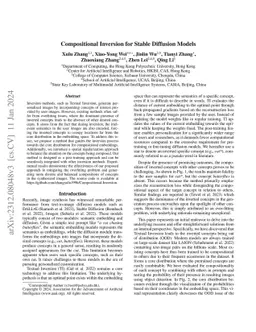 Compositional Inversion for Stable Diffusion Models