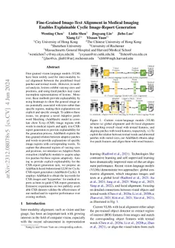Fine-Grained Image-Text Alignment in Medical Imaging Enables Explainable
  Cyclic Image-Report Generation