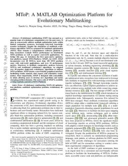 MToP: A MATLAB Benchmarking Platform for Evolutionary Multitasking