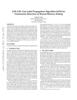 GVE-LPA: Fast Label Propagation Algorithm (LPA) for Community Detection
  in Shared Memory Setting