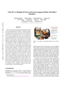 Chat-3D v2: Bridging 3D Scene and Large Language Models with Object
  Identifiers