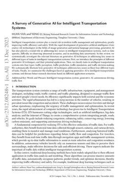 A Survey of Generative AI for Intelligent Transportation Systems