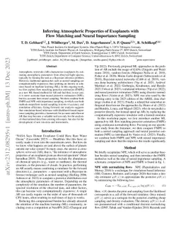 Inferring Atmospheric Properties of Exoplanets with Flow Matching and
  Neural Importance Sampling