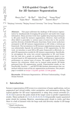 SAM-guided Graph Cut for 3D Instance Segmentation