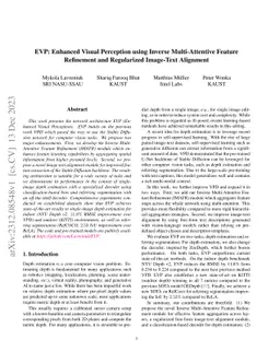 EVP: Enhanced Visual Perception using Inverse Multi-Attentive Feature
  Refinement and Regularized Image-Text Alignment