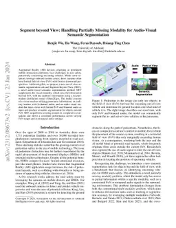 Segment Beyond View: Handling Partially Missing Modality for
  Audio-Visual Semantic Segmentation