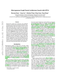 Heterogeneous Graph Neural Architecture Search with GPT-4