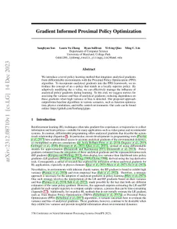 Gradient Informed Proximal Policy Optimization