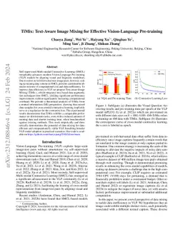 TiMix: Text-aware Image Mixing for Effective Vision-Language
  Pre-training