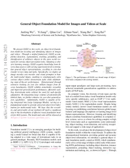 General Object Foundation Model for Images and Videos at Scale