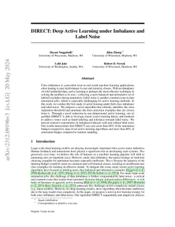 Improved Algorithm for Deep Active Learning under Imbalance via Optimal Separation