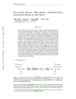 Successor Heads: Recurring, Interpretable Attention Heads In The Wild