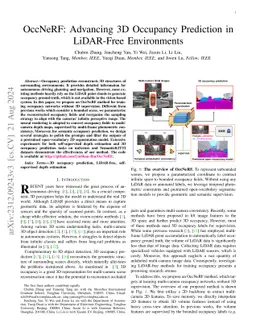 OccNeRF: Advancing 3D Occupancy Prediction in LiDAR-Free Environments