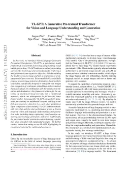 VL-GPT: A Generative Pre-trained Transformer for Vision and Language
  Understanding and Generation