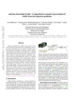 nuScenes Knowledge Graph -- A comprehensive semantic representation of
  traffic scenes for trajectory prediction