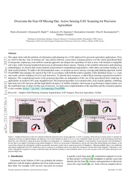 Overcome the Fear Of Missing Out: Active Sensing UAV Scanning for
  Precision Agriculture