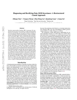 Diagnosing and Rectifying Fake OOD Invariance: A Restructured Causal
  Approach