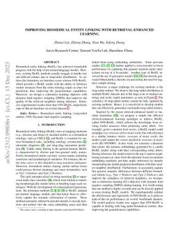 Improving Biomedical Entity Linking with Retrieval-enhanced Learning