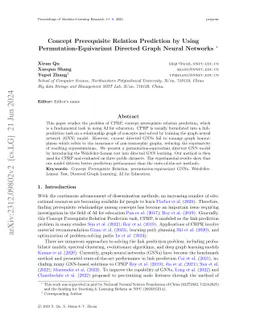 Concept Prerequisite Relation Prediction by Using
  Permutation-Equivariant Directed Graph Neural Networks