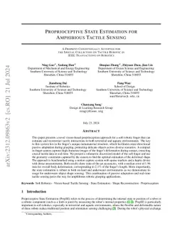 Proprioceptive State Estimation for Amphibious Tactile Sensing