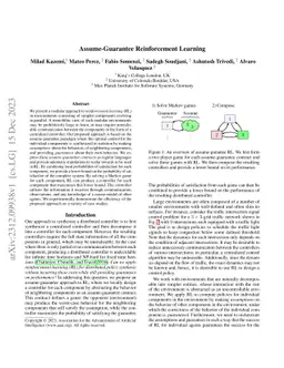 Assume-Guarantee Reinforcement Learning