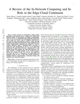 A Review of the In-Network Computing and Its Role in the Edge-Cloud
  Continuum