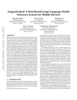 LinguaLinked: A Distributed Large Language Model Inference System for
  Mobile Devices